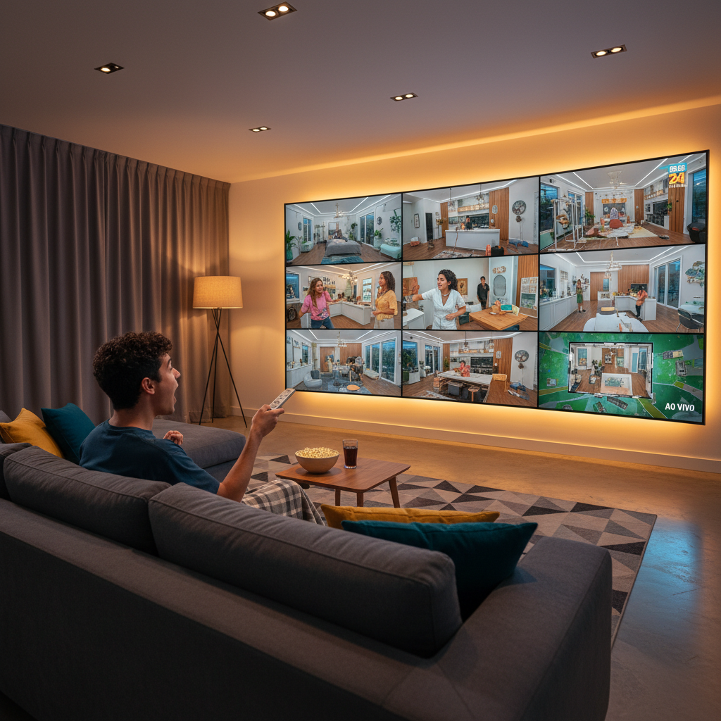 Como Assistir BBB ao Vivo 24h Grátis: Apps Oficiais com Câmeras Exclusivas